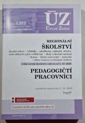 ÚZ 1392 - Regionální školství / Pedagogičtí pracovníci - 