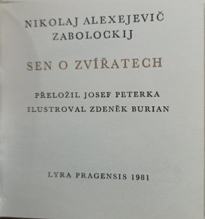 Sen o zvířatech