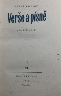 Verše a písně