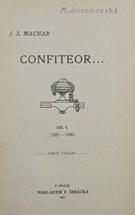 Confiteor... I. (1881-1886) / Confiteor... II. (1885-1888)
