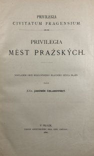 Privilegia měst pražských