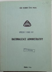 Racionalizace administrativy - 