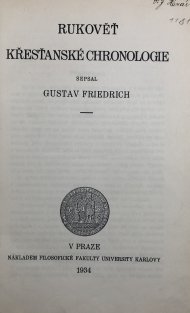 Rukověť křesťanské chronologie