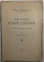 Česká světská píseň lidová - 