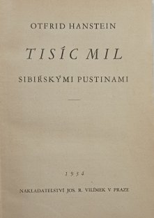 Tisíc mil sibiřskými pustinami