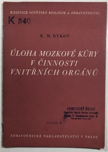 Úloha mozkové kůry v činnosti vnitřních orgánů