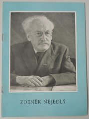 Zdeněk Nejedlý - bibliografická brožura