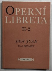 Operní libreta II - 2 Don Juan - 