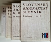 Slovenský biografický slovník I.-IV. (slovensky) - 