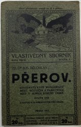 Přerov - Vlastivědný sborník řada 3 - svazek X. - 