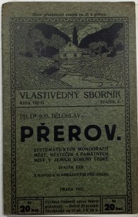 Přerov - Vlastivědný sborník řada 3 - svazek X.
