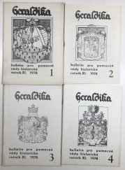 Heraldika ročník. XI. / 1978 č.1-4 - 