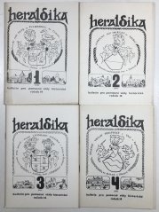 Heraldika ročník XIV. / 1981 č.1-4 - 