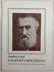 O Augustu Sedláčkovi - 