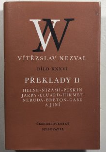 Překlady II - Heine, Nizámí, Puškin, Jarry, Éluard, Hikmet, Neruda, Breton, Gabe a jiní
