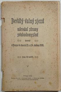 Devátý valný sjezd národní strany svobodomyslné