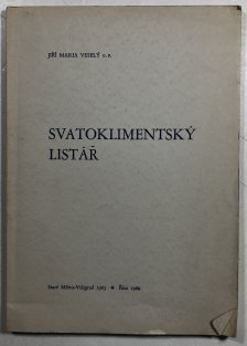 Svatoklimentský listář