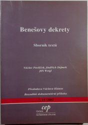 Benešovy dekrety. Sborník textů - 