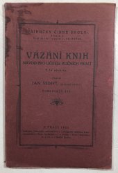 Vázání knih  - Návod pro učitele ručních prací