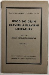 Úvod do dějin klavíru a klavírní literatury - 