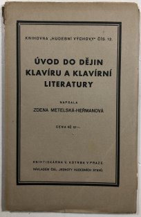 Úvod do dějin klavíru a klavírní literatury