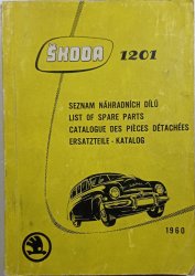 Škoda 1201 seznam náhradních dílů - 