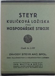 STEYR kuličková ložiska pro hospodářské stroje - 