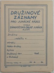 Družinové záznamy pro junácké rádce - 