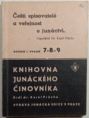 Čeští spisovatelé a veřejnost o junáctví - ročník I. svazek 7-8-9 - 