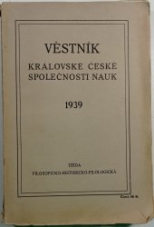 Věstník královské české společnosti nauk - 