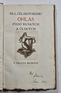 Ohlasy písní ruských a českých