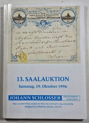 13. Saalauktion, samstag, 19. Oktober 1996 - 