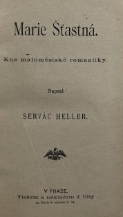 Marie Šťastná, Od balkánu