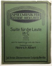 Spielmusik für Gitarre oder Laute - 