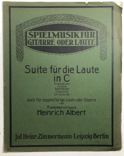 Spielmusik für Gitarre oder Laute