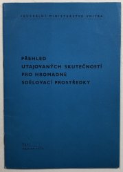 Přehled utajovaných skutečností pro hromadné sdělovací prostředky - 