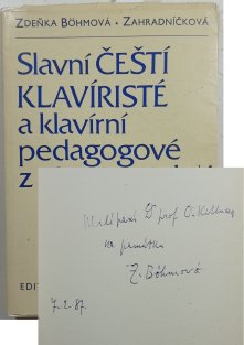 Slavní čeští klavíristé a klavírní pedagogové z 18. a 19. století