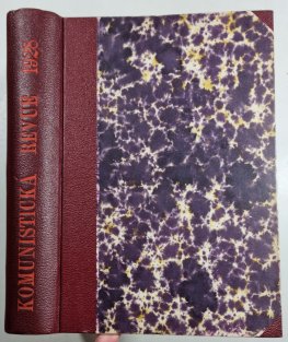 Komunistická revue - ročník V., č. 1- 12 / 1928