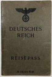 Reisepass Deutsches Reich - 