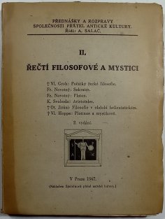 Řečtí filosofové a mystici II.