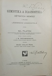Semiotika a diagnostika dětských nemocí s přílohou léčebného ukazovatele