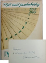 Vějíř naší prababičky: výbor poezie z let 1858-1869 - 