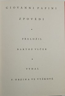 Zpovědi