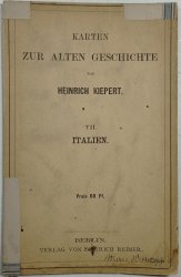 Karten zur Alten Geschichte: VII. Italien - 