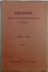 Sborník klubu přírodovědeckého v Praze 1921-1922 - 