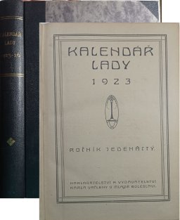 Kalendář Lady 1923,1924,1925,1926