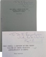 Chou China: A Review of the Third Volume of Cheng TE-K´UN´S Archaeology in China - 