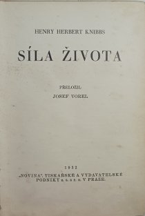 Síla života