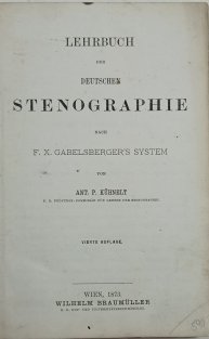 Lehrbuch der Deutschen Stenographie