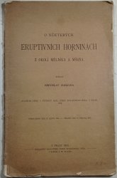 O některých eruptivních horninách z okolí Mělníka a Mšena  - 
